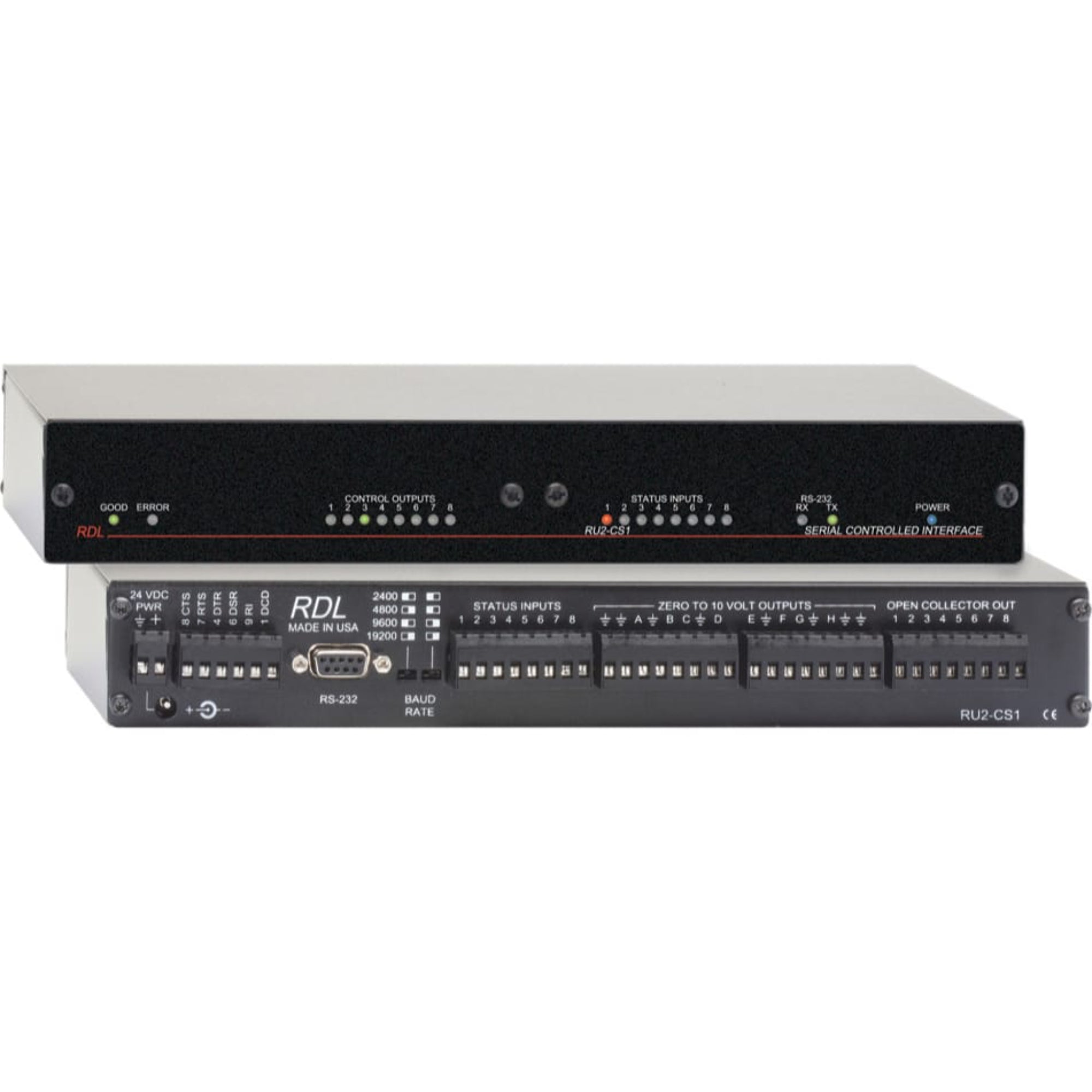 RDL RU2-CS1 RS-232 Serial Controlled Interface Computer Control