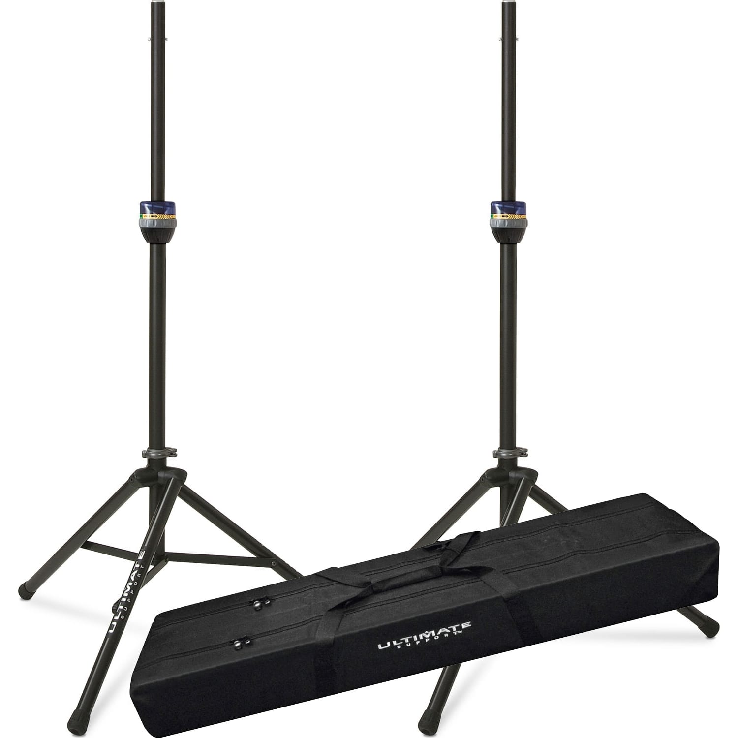 Ultimate Support TS-90B Tripod Speaker Stands Bundle