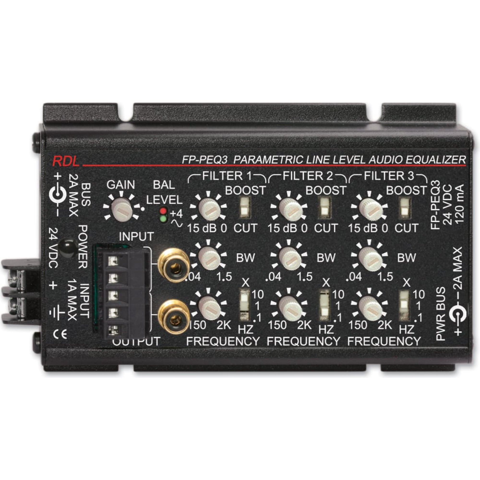 RDL FP-PEQ3 3 Band Parametric Equalizer