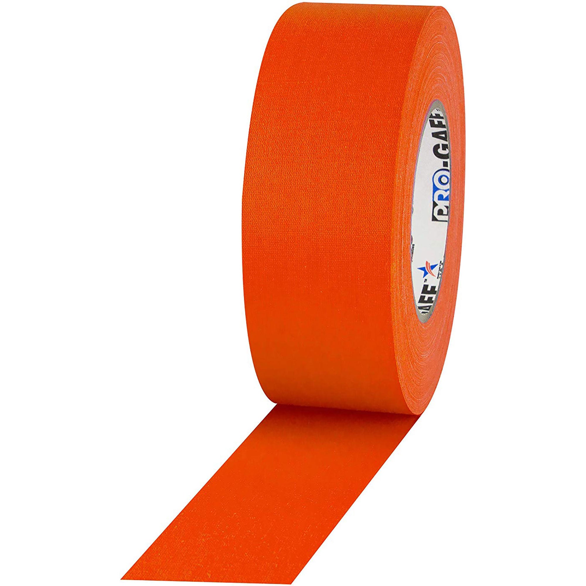 ProTapes Pro Gaff Premium Matte Cloth Gaffers Tape 2" x 50yds (Fluorescent Orange)