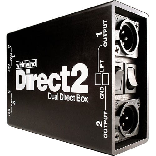 Whirlwind Direct2 Passive Direct Box with Whirlwind TRHL-M Transformer