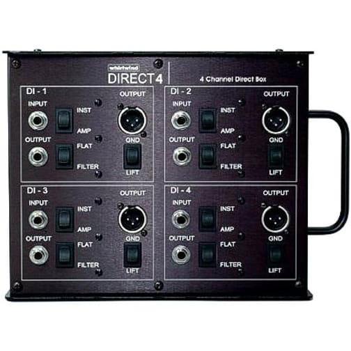Whirlwind Direct4 4-Channel Passive Direct Box with Whirlwind TRHL-M Transformer