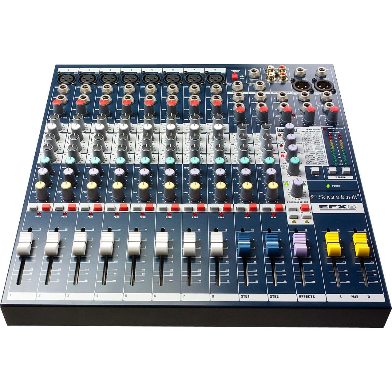 Soundcraft EFX8 8in/2out Low-Cost, High-Performance Lexicon Effects Mixer