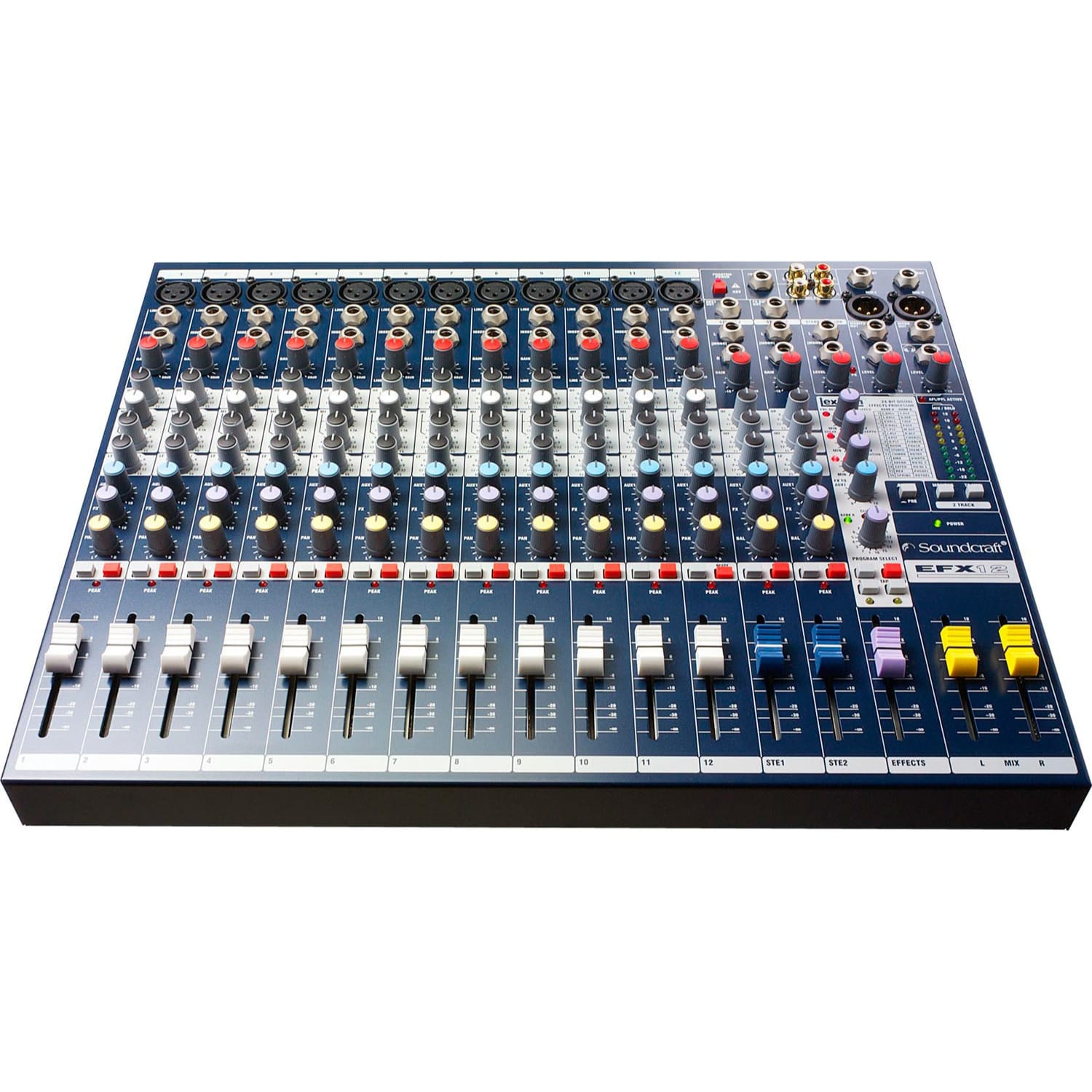 Soundcraft EFX12 12in/2out Low-Cost, High-Performance Lexicon Effects Mixers
