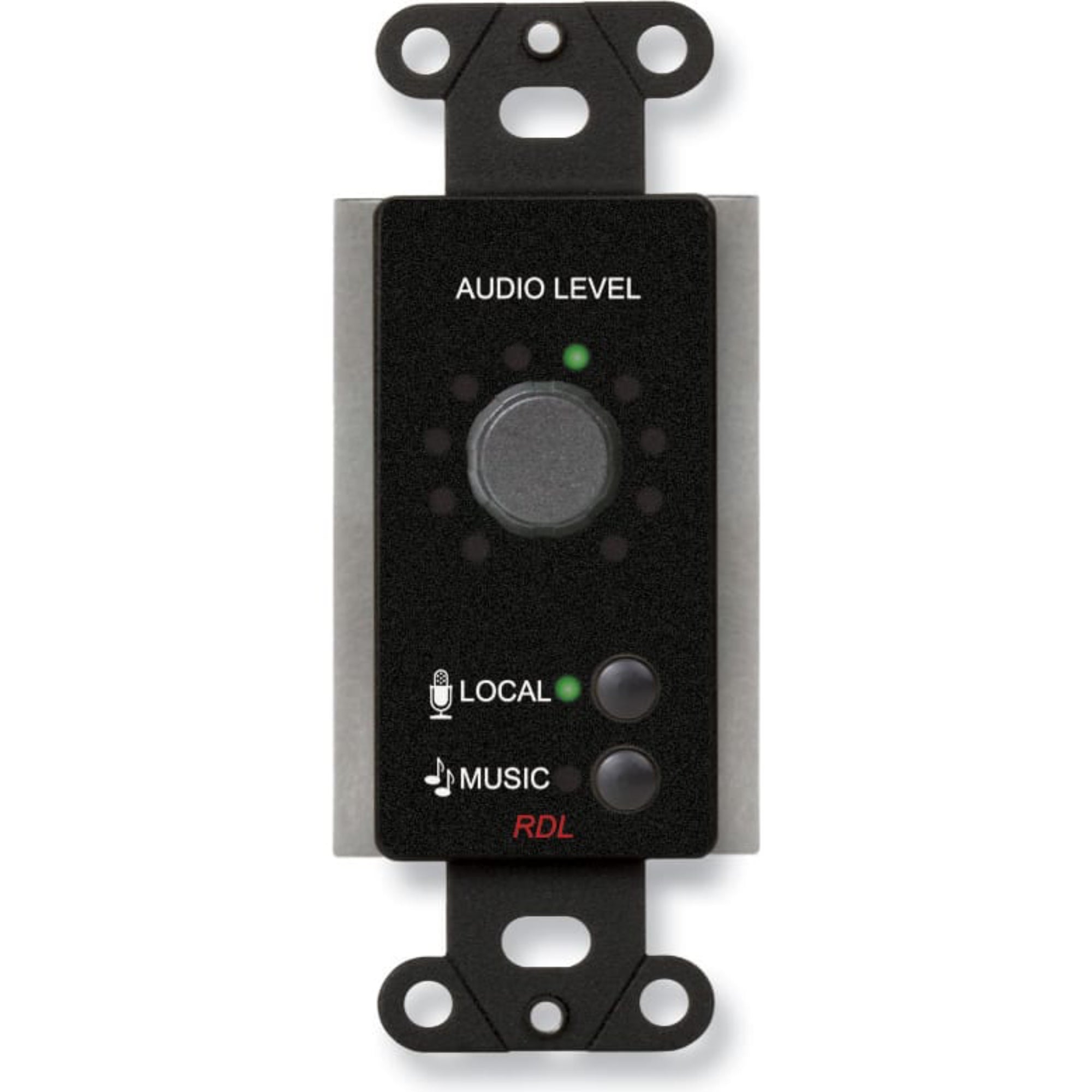 RDL DB-RCX2 Room Control for RCX-5C on Decora Plate (Black)