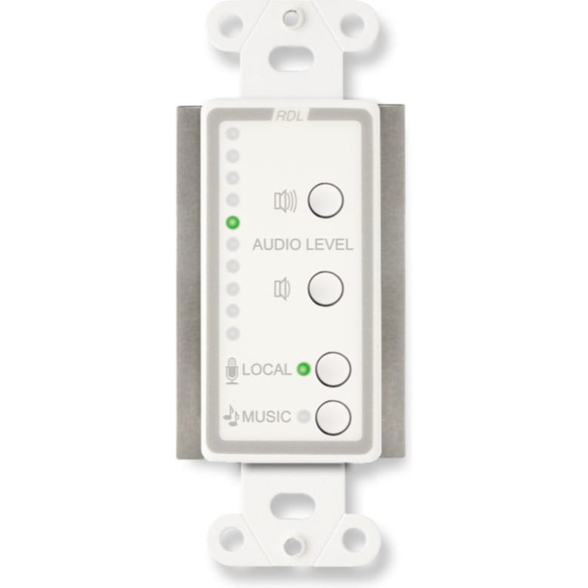 RDL D-RCX1 Room Control for RCX-5C on Decora Plate (White)
