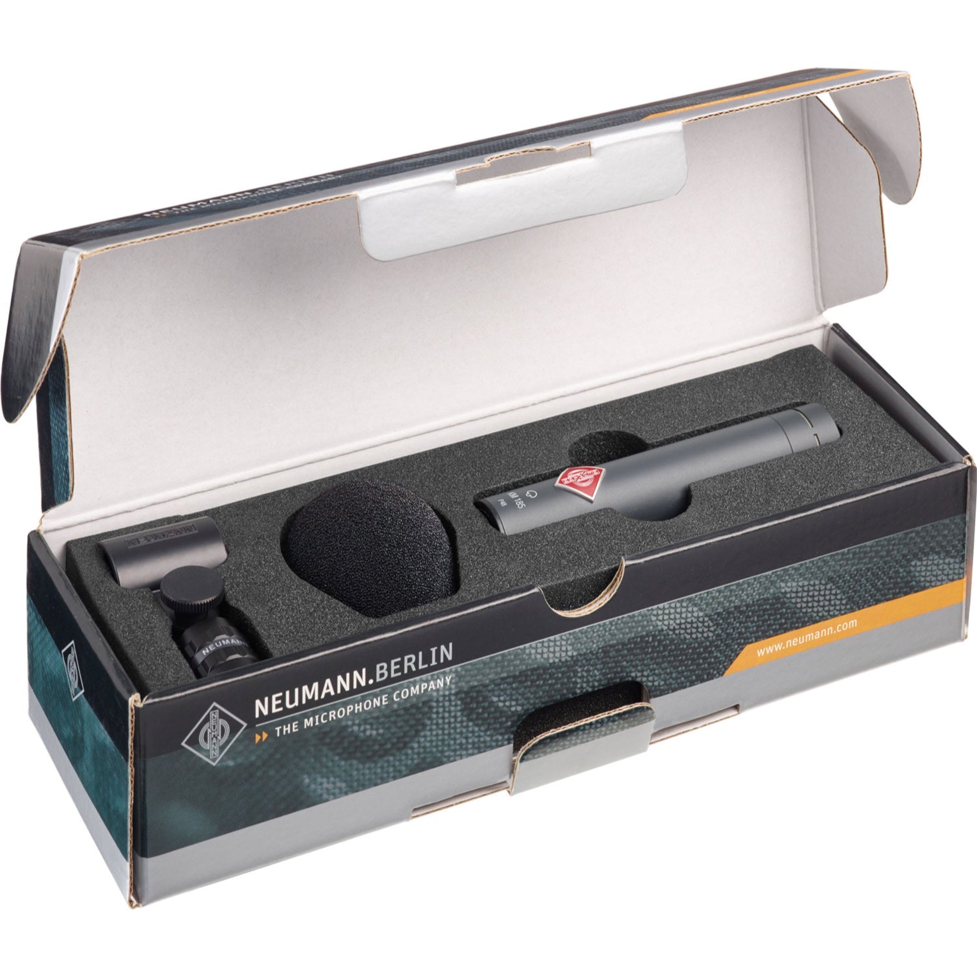 Neumann KM 185 MT Hypercardioid Condenser Microphone (Matte Black)