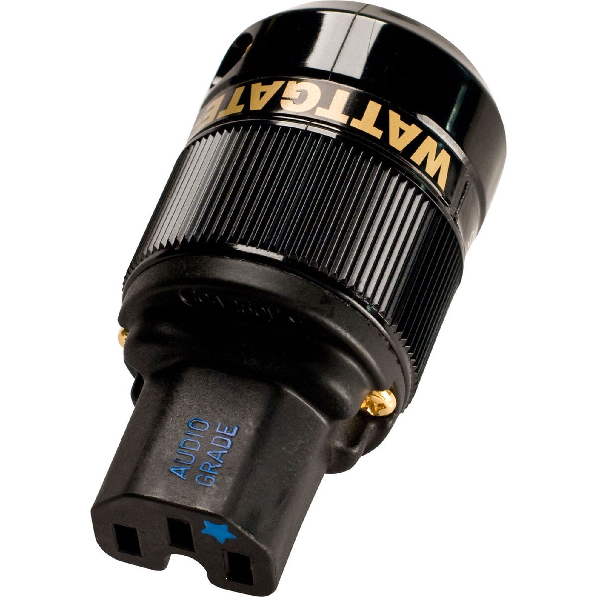 Wattgate 350i AU Gold Plated Audio Grade IEC AC Power Connector (Black)