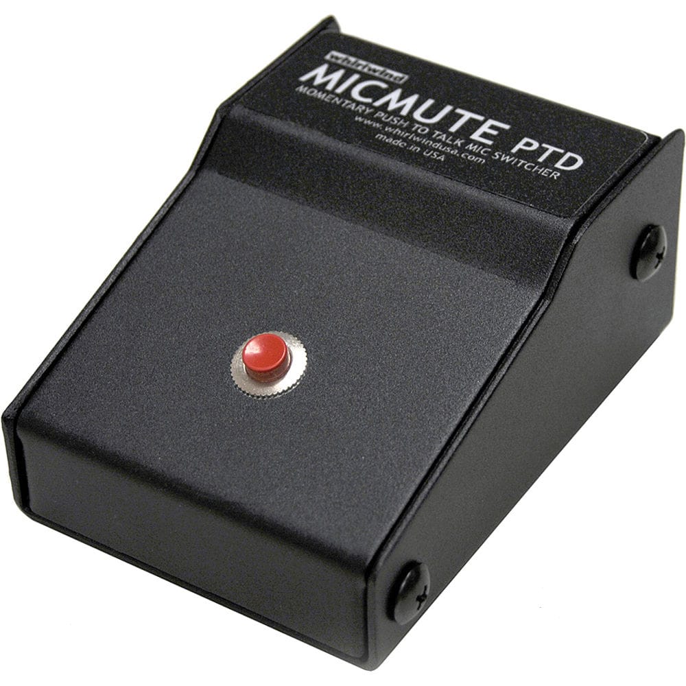 Whirlwind Micmute PTD Push-to-Talk Audio Switch (Desktop)
