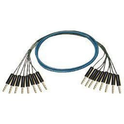 Whirlwind MT-6-S-S-10 Medusa Multitrack Audio Snake 6x 1/4" TRS Male to 6x TRS Male (10')