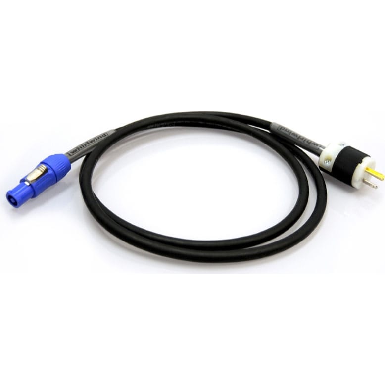 Whirlwind NAC3-515P-010 AC PowerCon Cable NAC3FCA to 15A Edison (10')