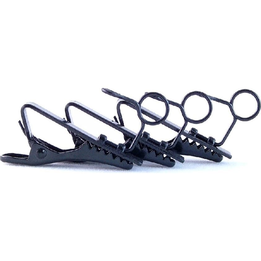 WindTech TC-6 Lavalier / Lapel Microphone Tie Clips (3 Pack)