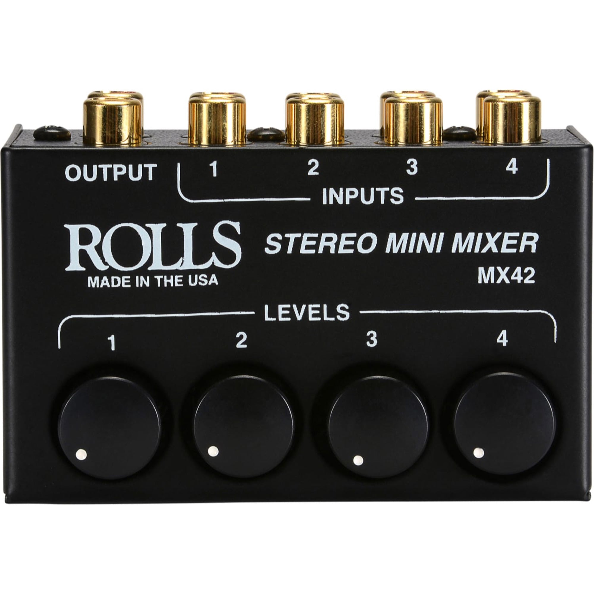 Rolls MX42 Stereo 4-Channel Passive Mixer
