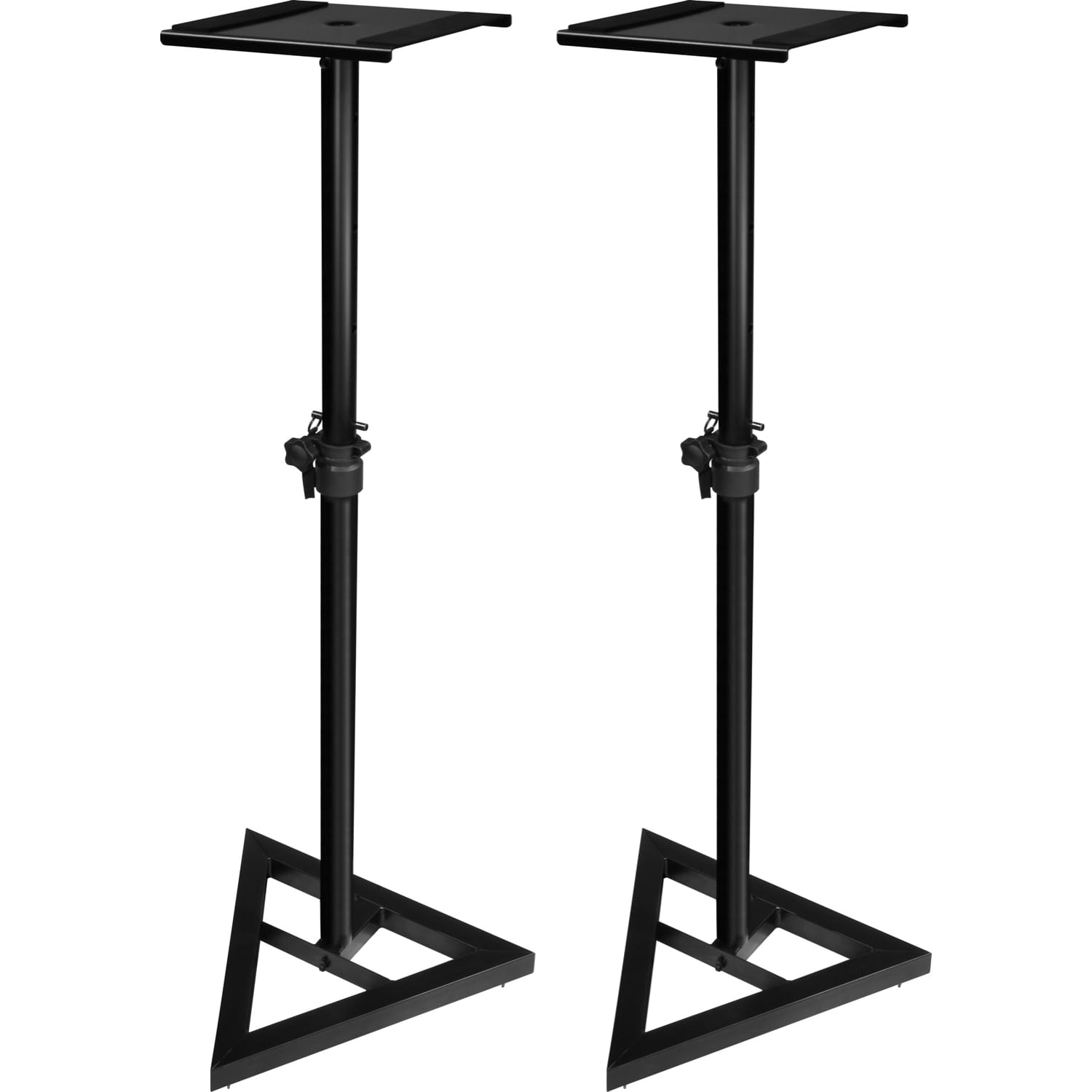 Ultimate Support JS-MS70 JamStands Studio Monitor Speaker Stands (Black, Pair)