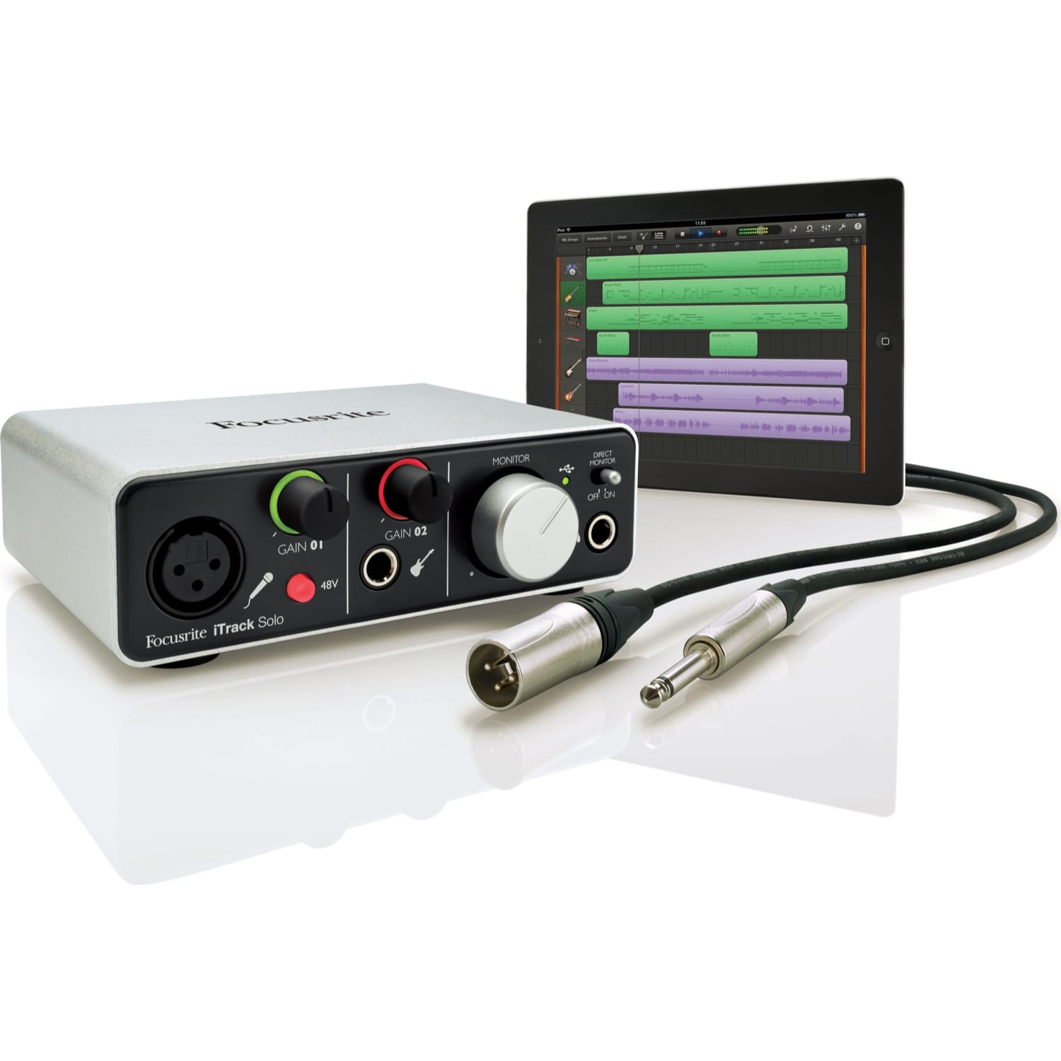 Focusrite iTrack Solo USB Audio Interface (Lightning)