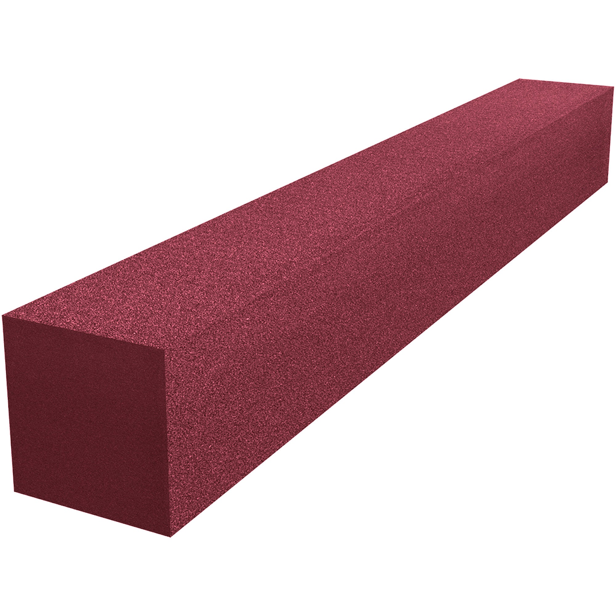 Performance Audio 3" x 3" x 24" Corner Fill Acoustic Foam Block (Burgundy, 16 Pack)