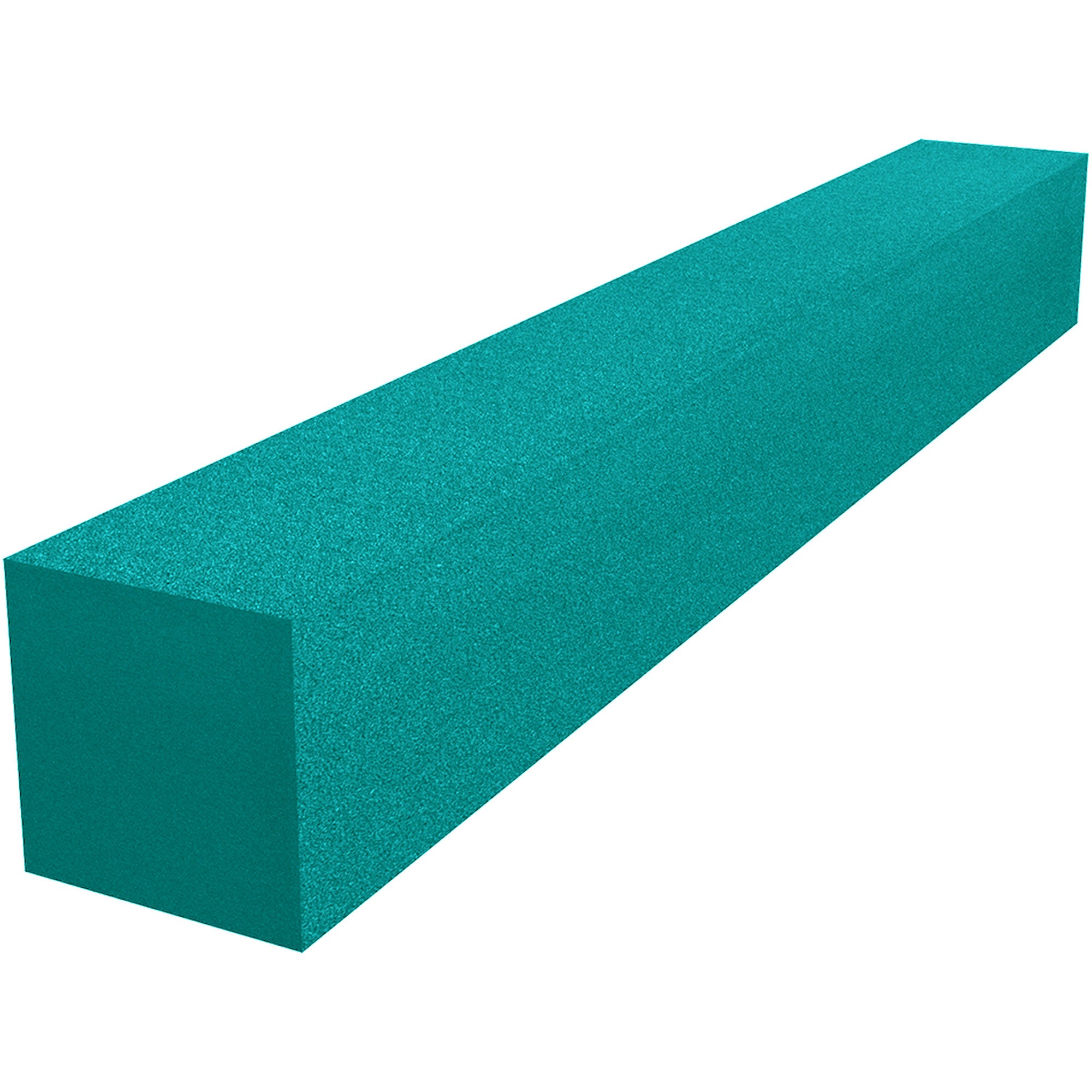 Performance Audio 3" x 3" x 24" Corner Fill Acoustic Foam Block (Teal, 16 Pack)