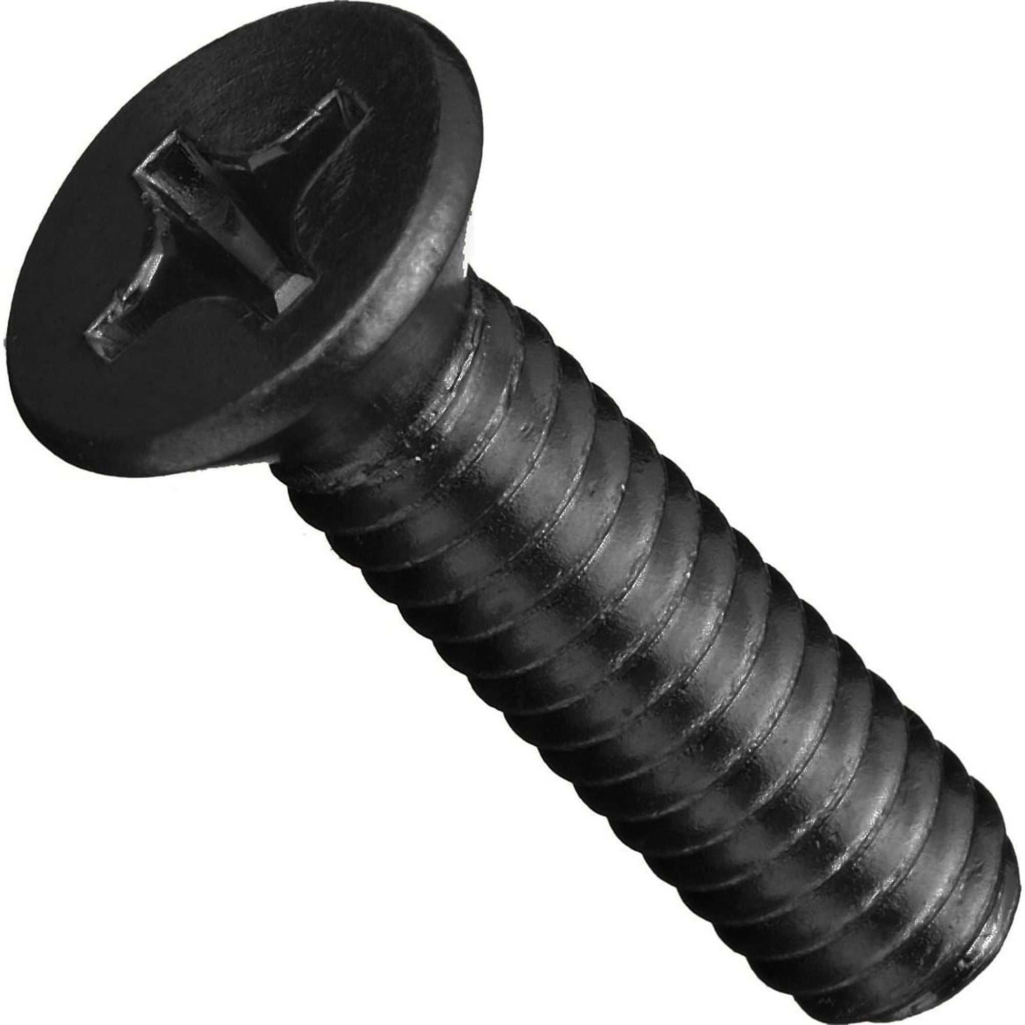Performance Audio 4-40 x 1/2" Phillips Flat Head Machine Screws (Black Oxide, 25 Pack)