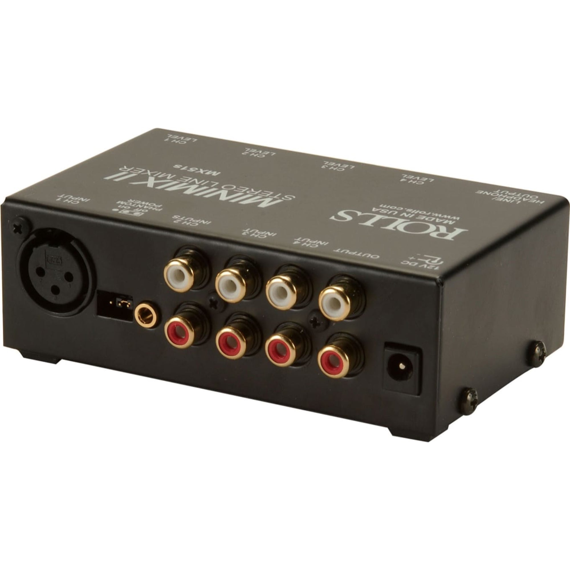 Rolls MX51s Mini-Mix II 4-Channel Audio Mixer