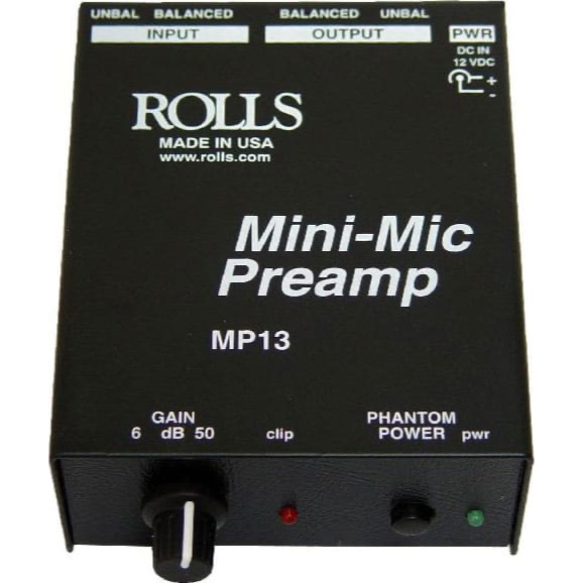 Rolls MP13 Mini-Mic Preamp