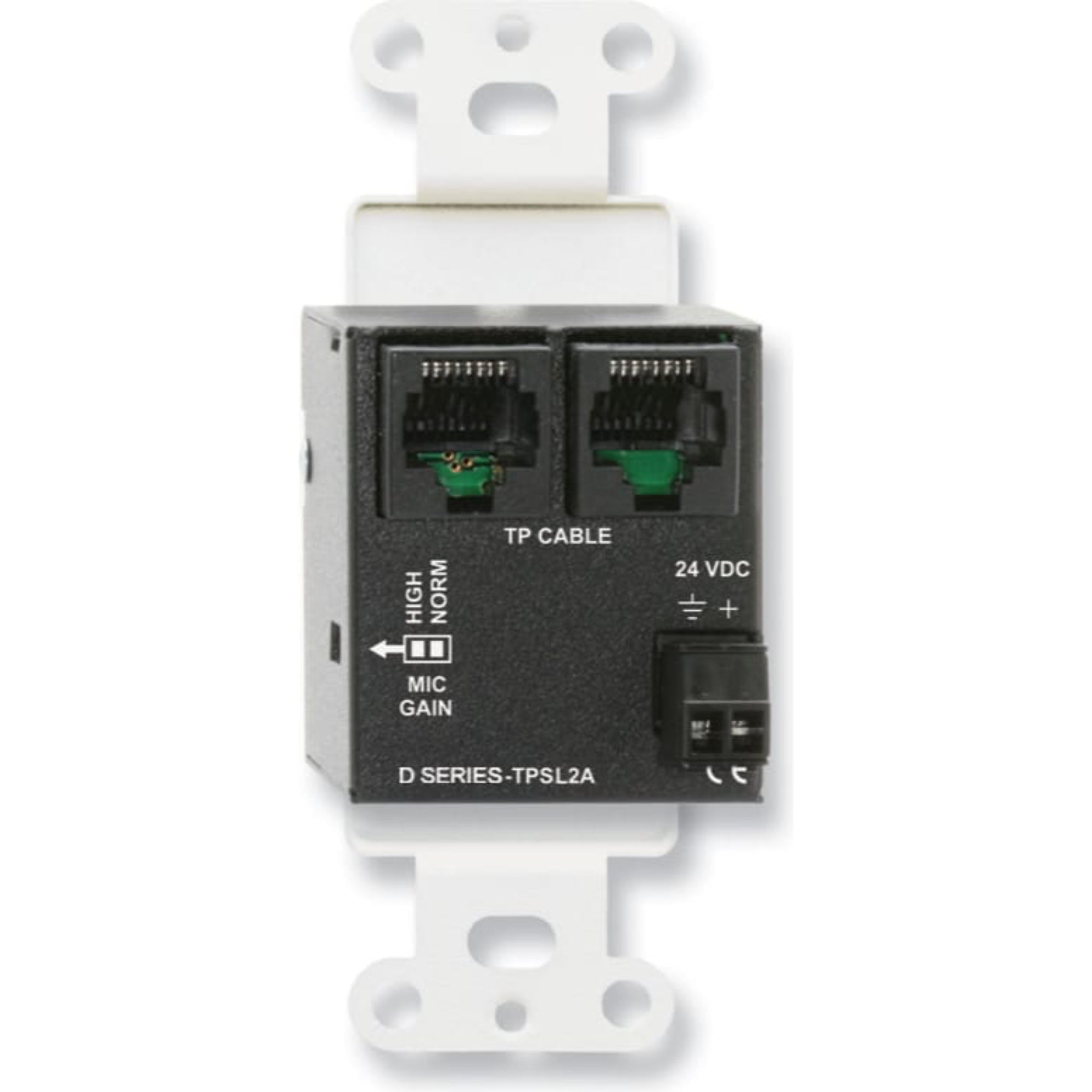 RDL DS-TPSL2A Active Two-Pair Sender on Decora Plate (Stainless Steel)