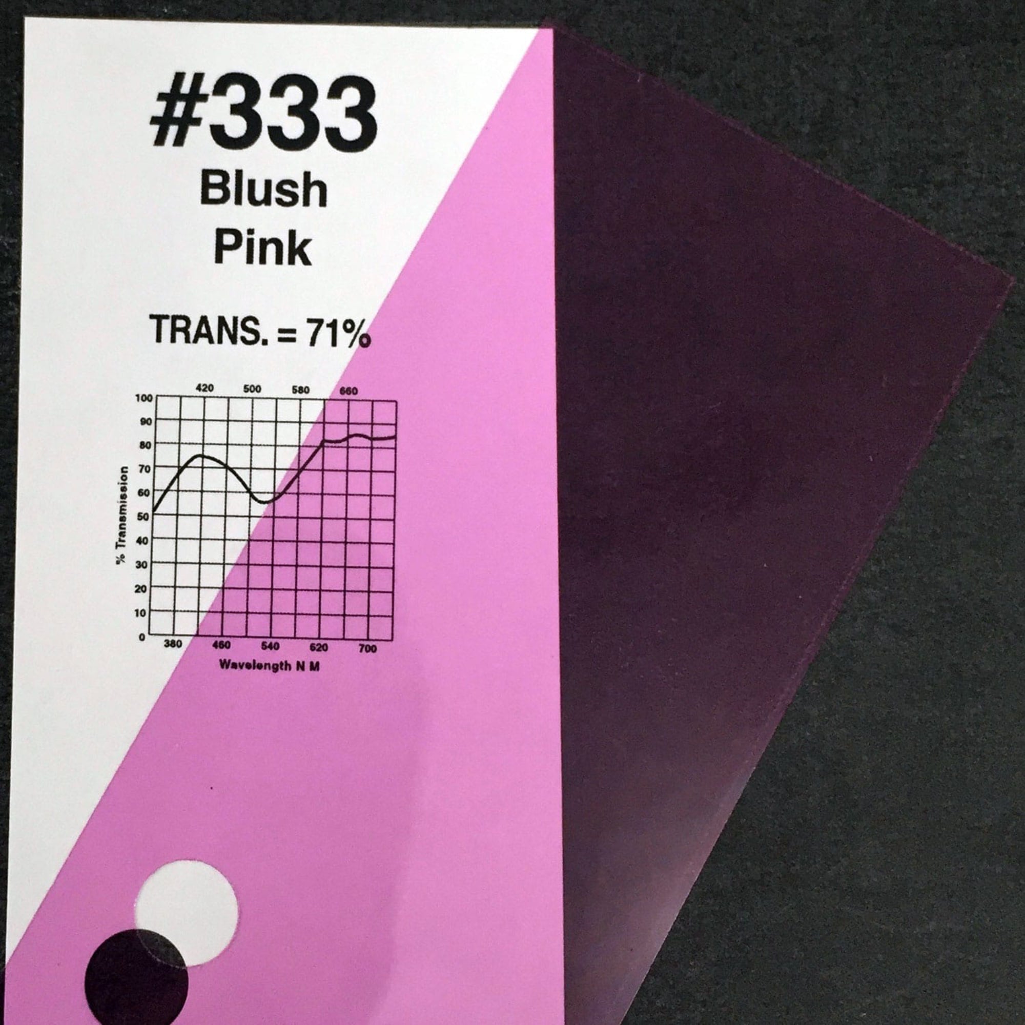 Rosco #333 Roscolux Cinegel Filter Gel Blush Pink (24" x 25' Roll)