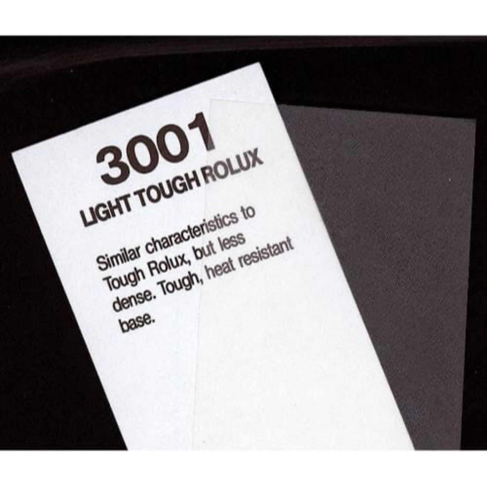 Rosco #3001 Roscolux Cinegel Filter Gel Light Tough Rolux (48" x 25' Roll)