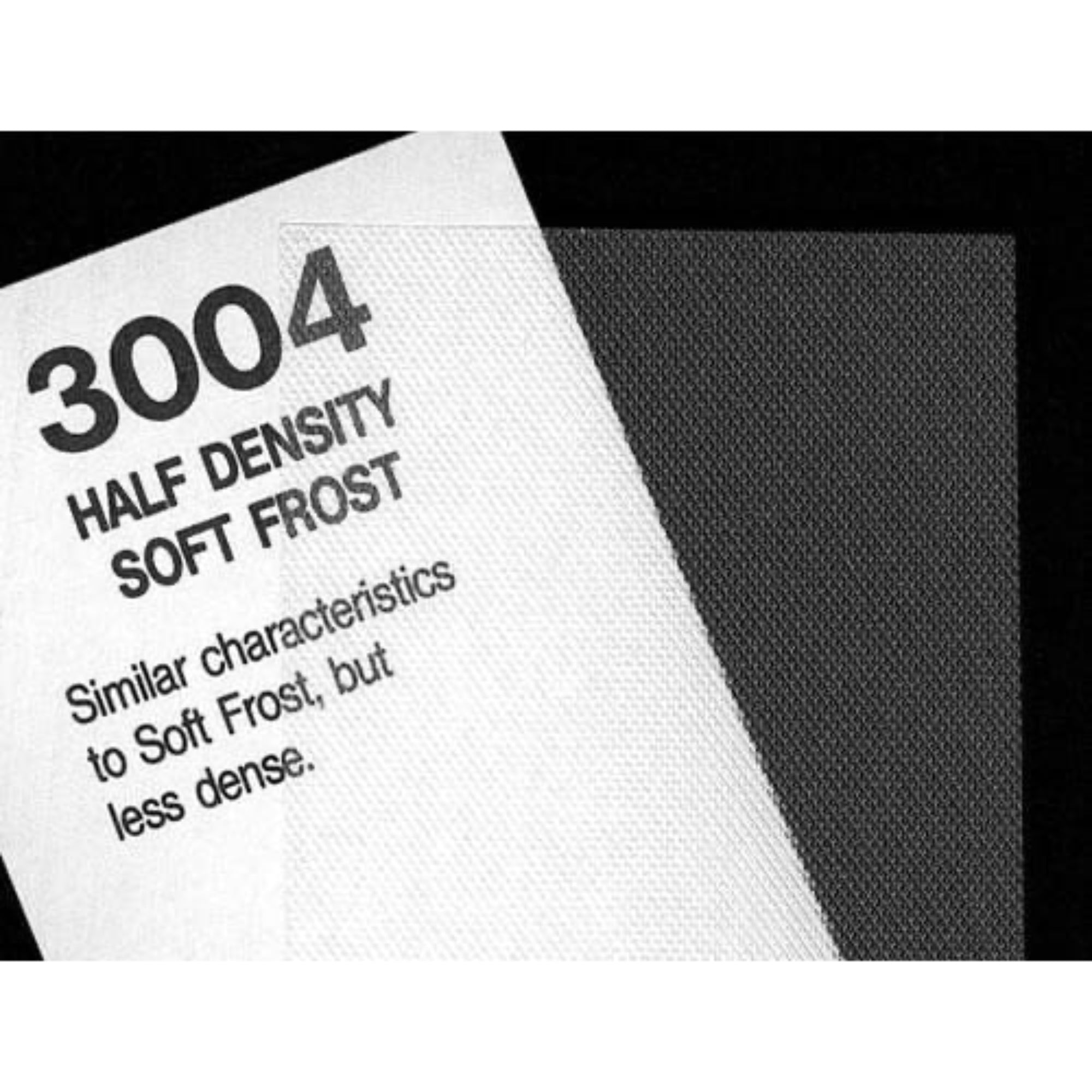 Rosco #3004 Roscolux Filter Gel Half Density Soft Frost (48" x 25' Roll)