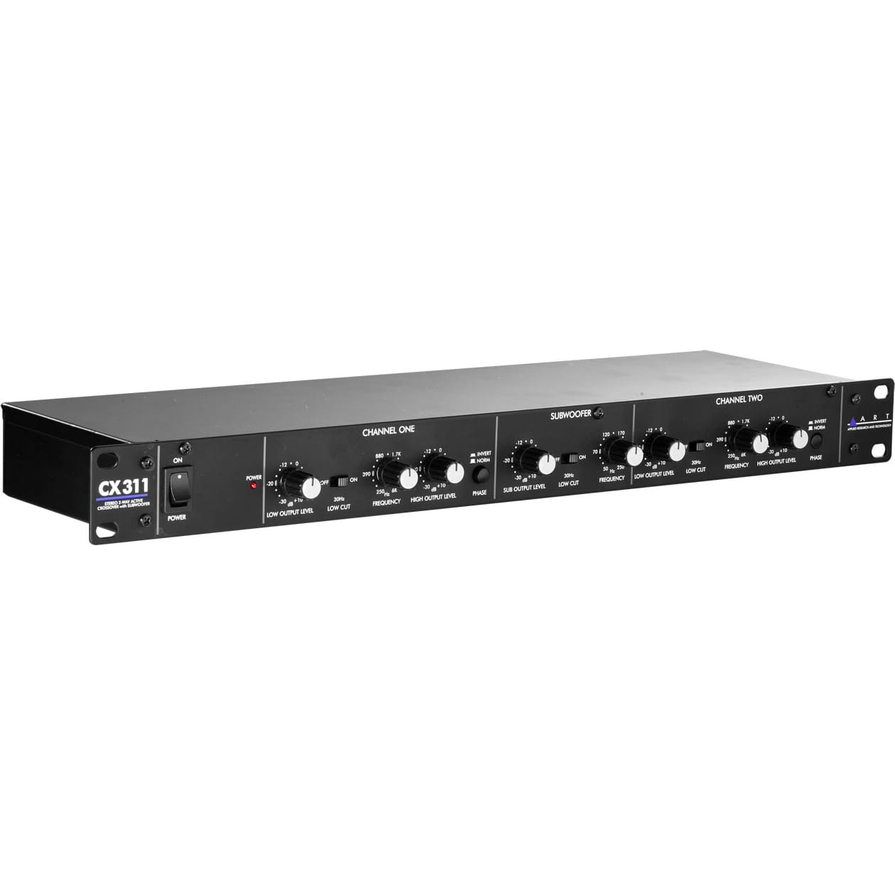 ART CX311 2-Way Crossover with Subwoofer Output