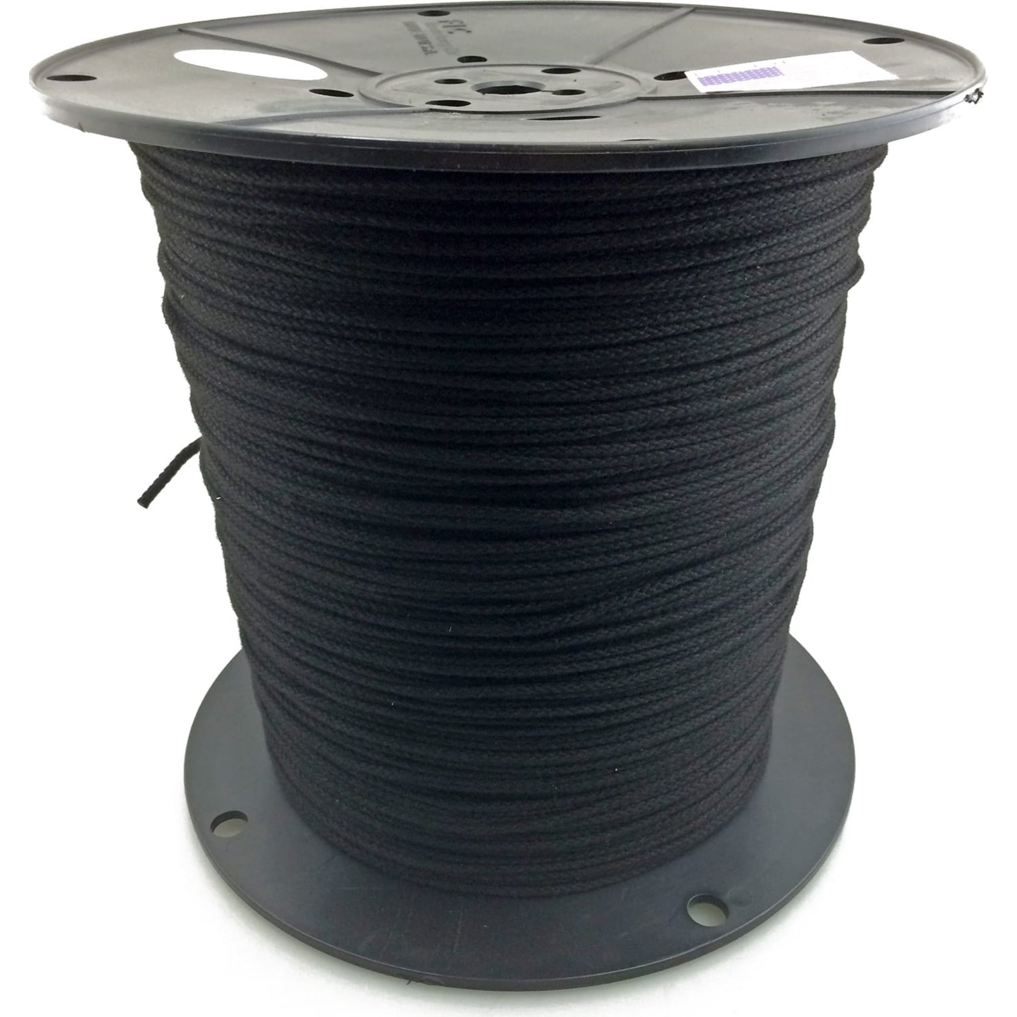 Performance Audio 1/8" Black Cotton Tie Line (3000' Spool)