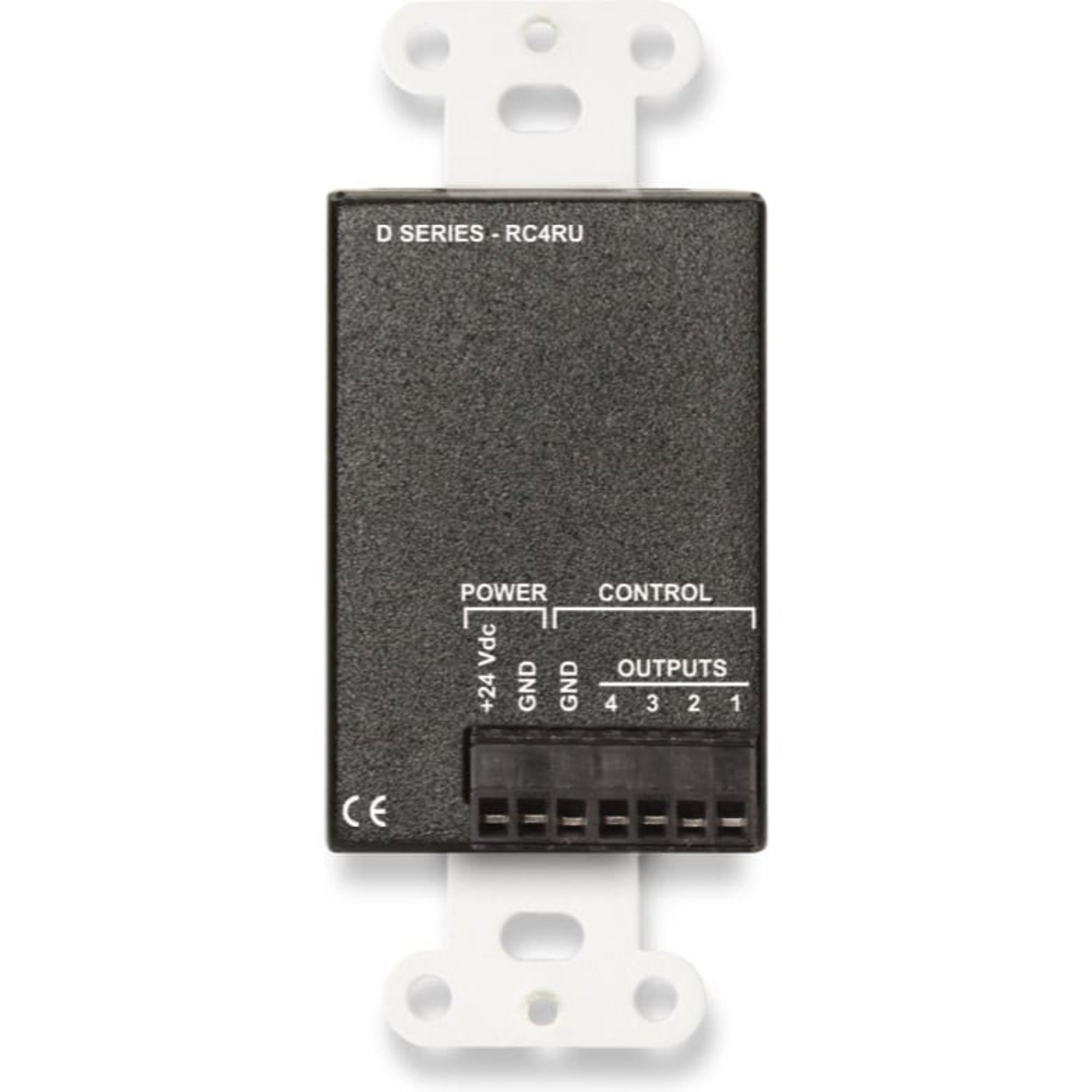 RDL DS-RC4RU 4 Channel Remote Control on Decora Plate (Stainless Steel)
