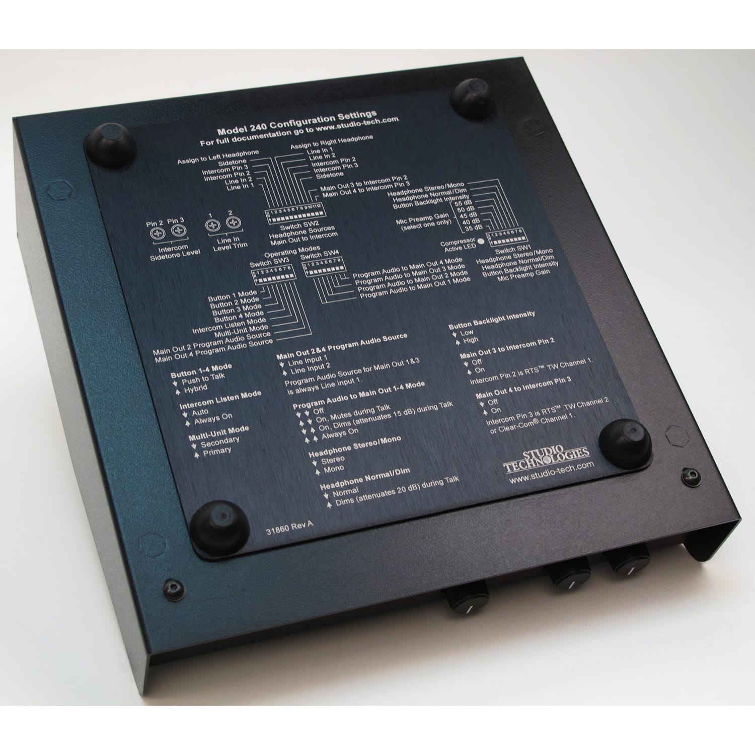 Studio Technologies Model 240 Producer's Console