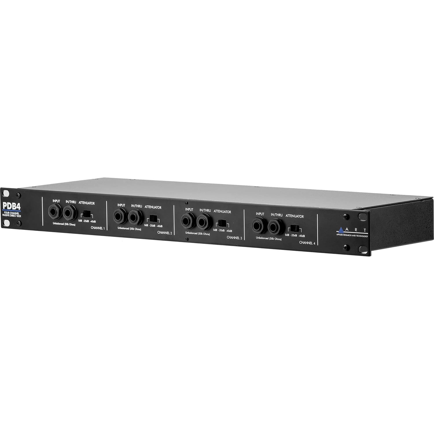 ART PDB4 Rackmountable 4-Channel Passive Direct Box