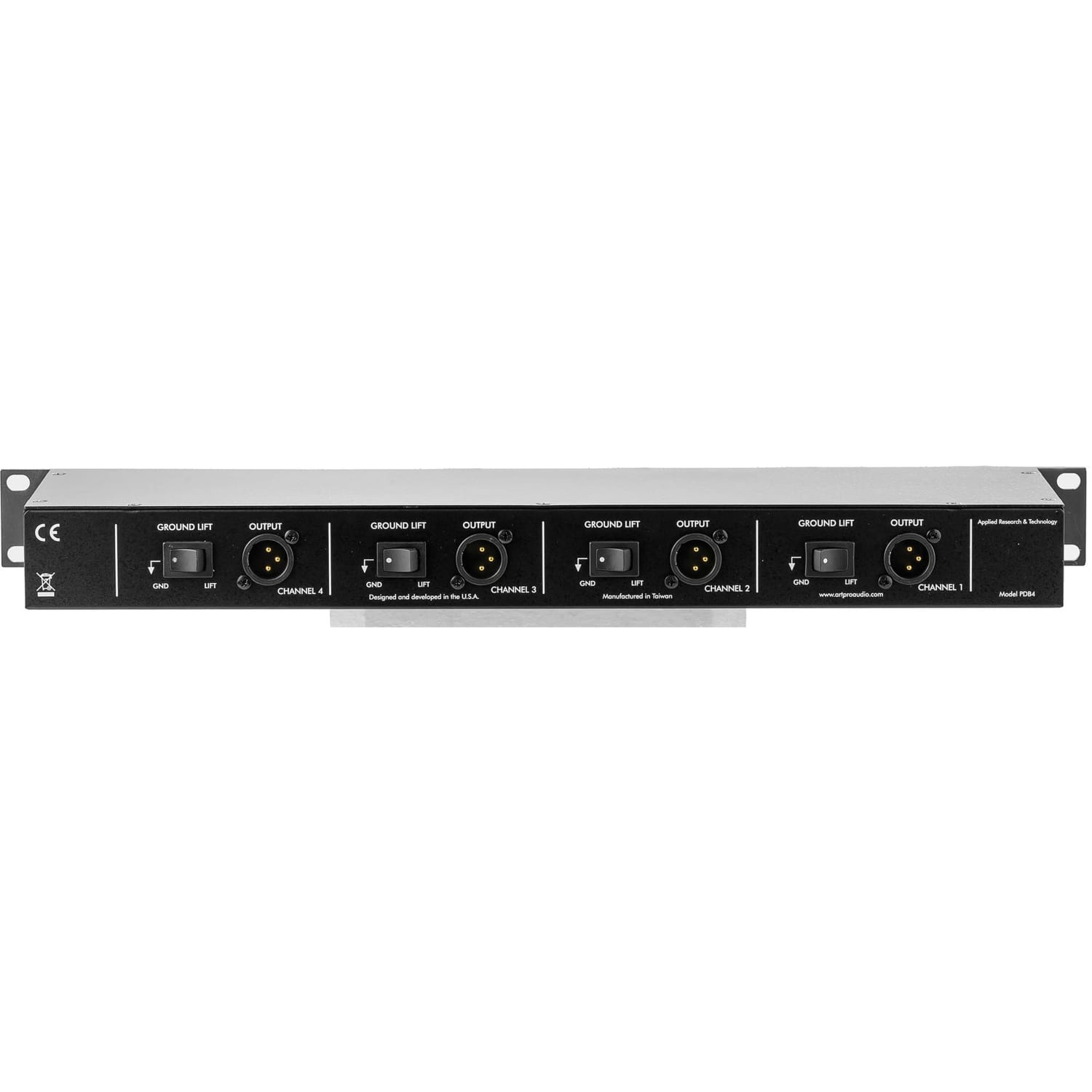 ART PDB4 Rackmountable 4-Channel Passive Direct Box