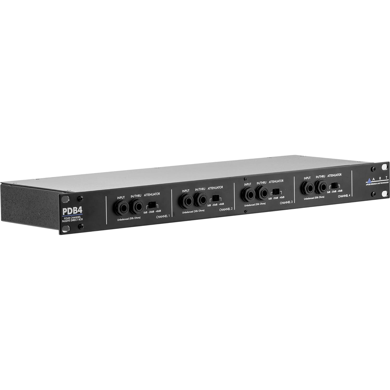 ART PDB4 Rackmountable 4-Channel Passive Direct Box