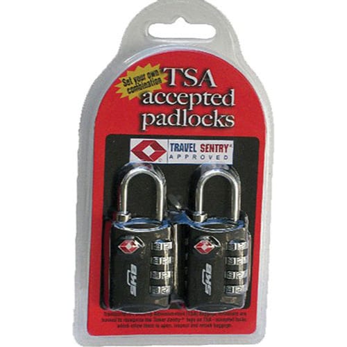 SKB 1SKB-PDL-C TSA Combination Cable Padlocks (2-Pack)
