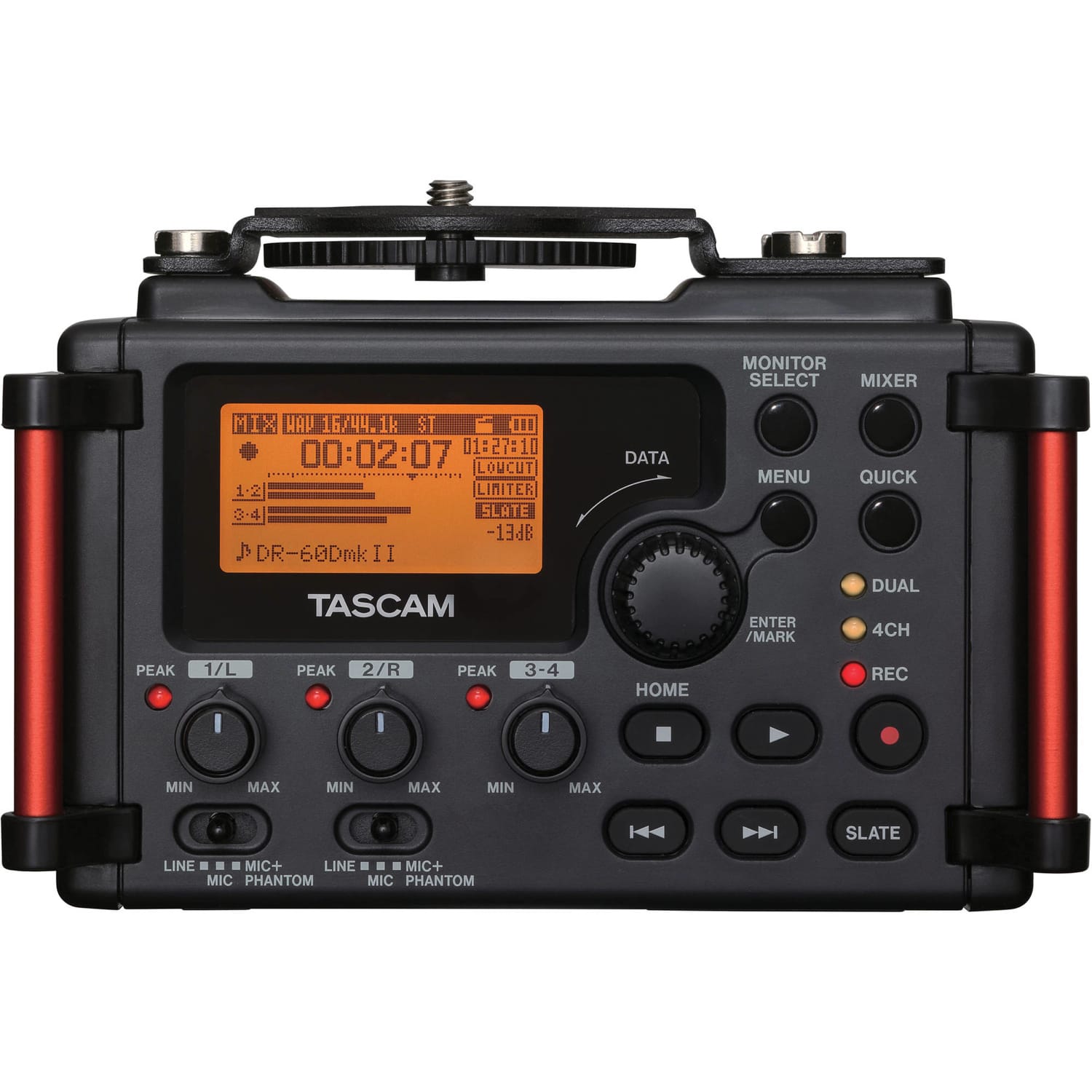Tascam DR-60DmkII 4-Input / 4-Track Multi-Track Field Recorder