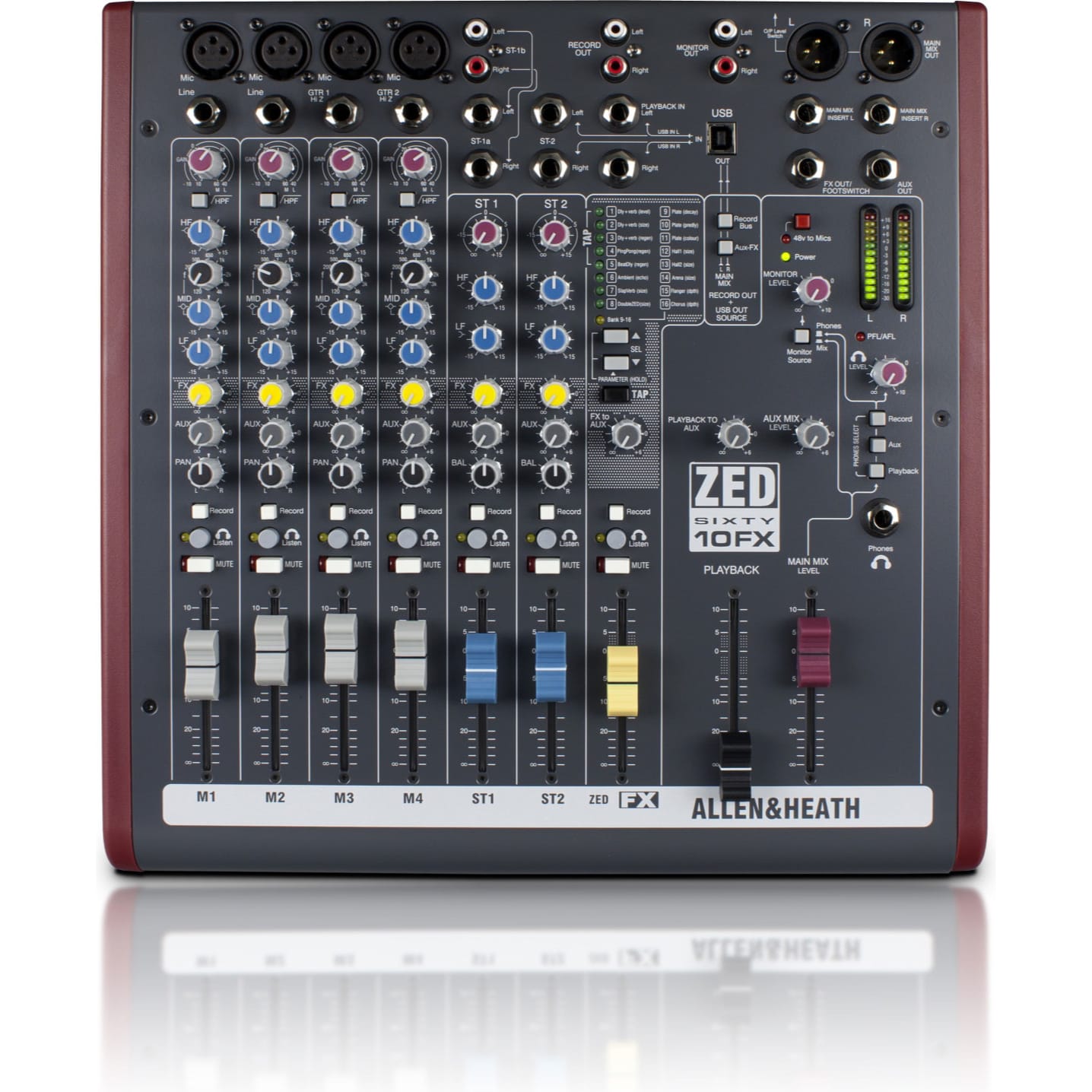 Allen & Heath ZED60-10FX Multi-Purpose Mixer with FX