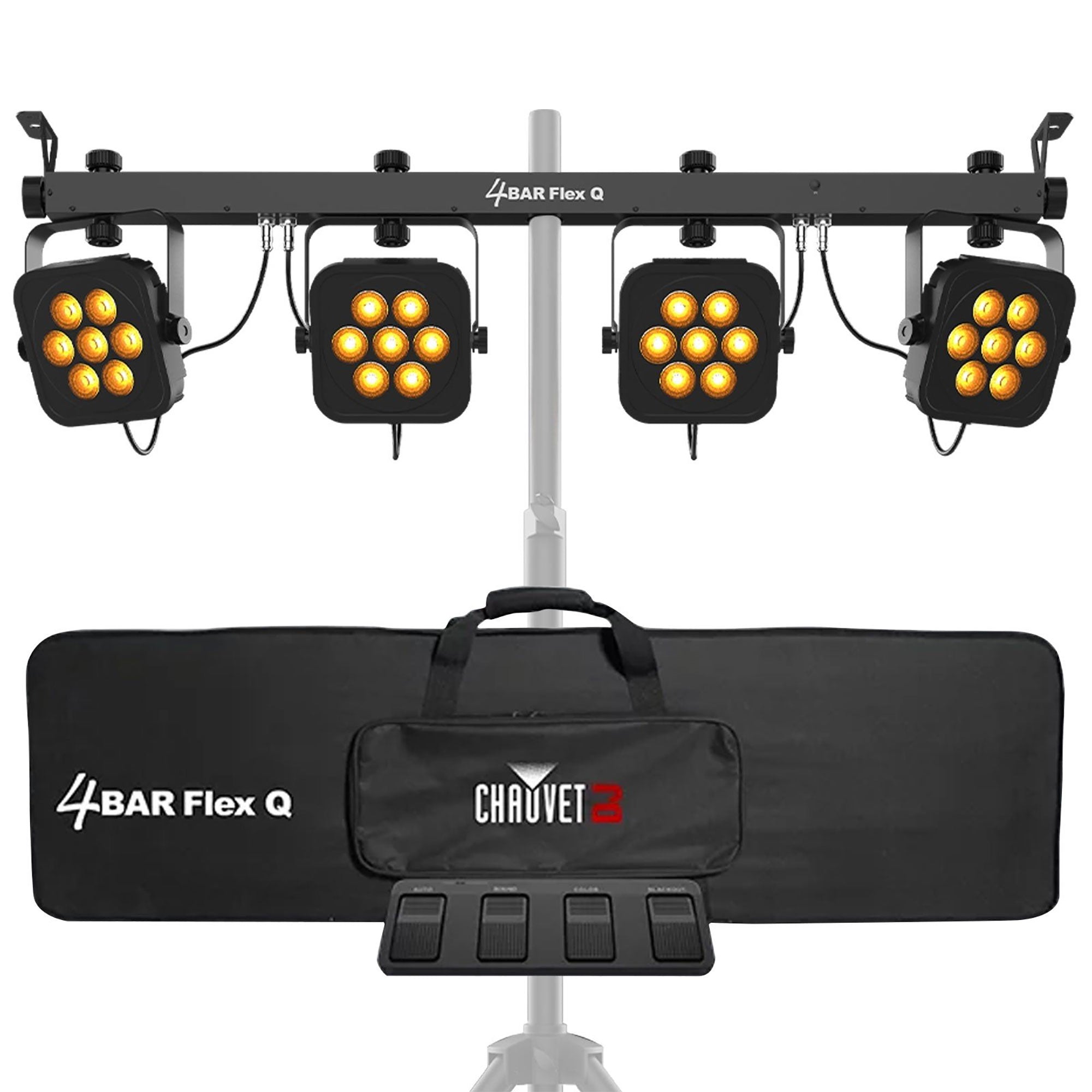 Chauvet DJ 4Bar Flex Q ILS All-in-One RGBA LED Wash Lighting System