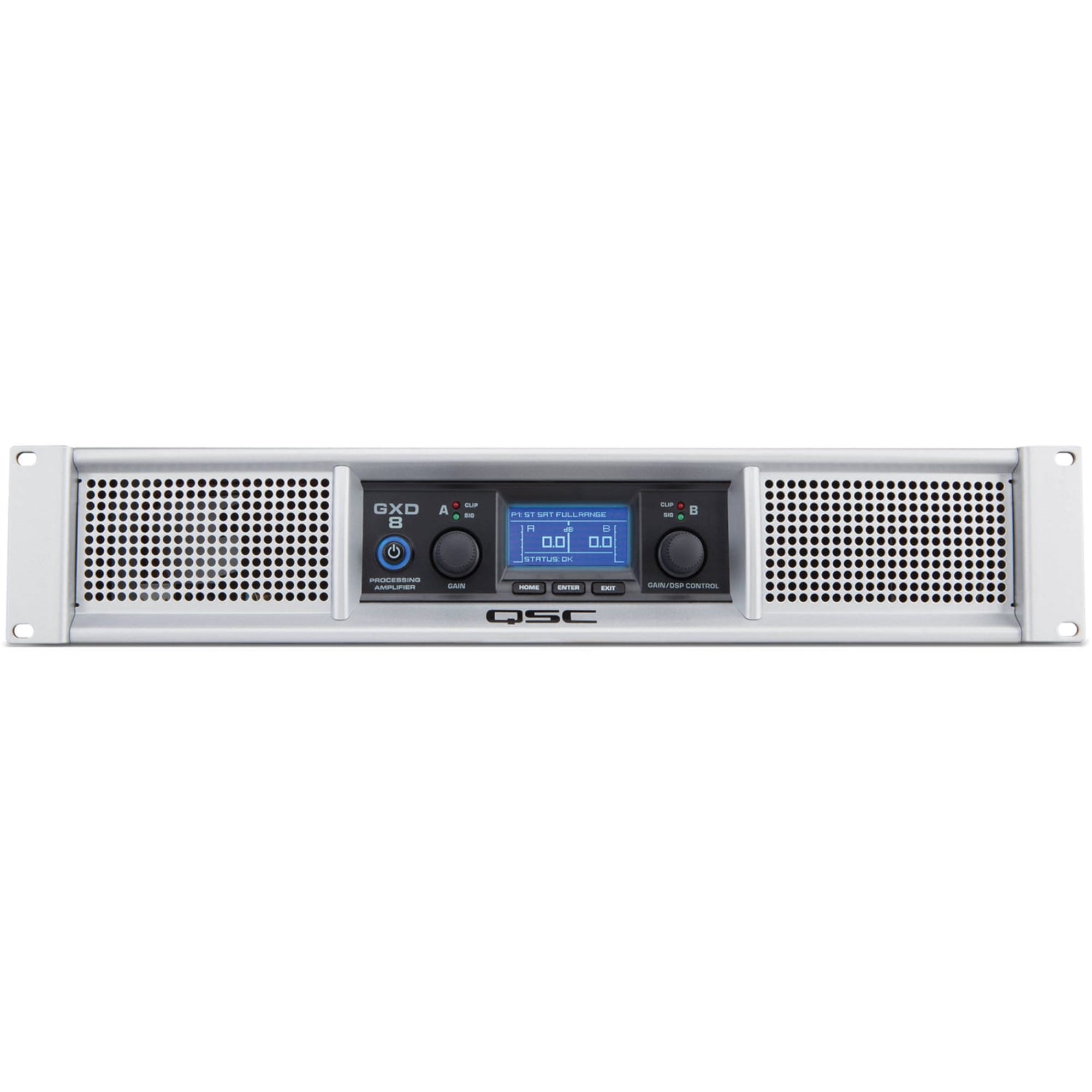 QSC GXD8 Professional 4500W Power Amplifier with DSP