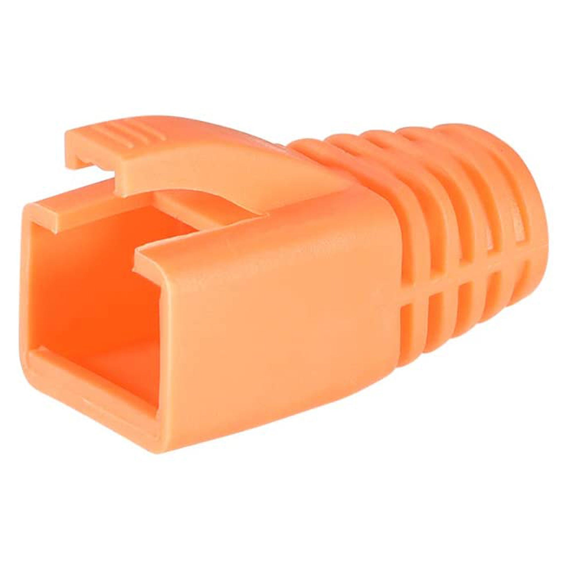 Performance Audio RJ45 CAT6, CAT7 Ethernet Network Cable Strain Relief Boot (8.5mm, Orange)