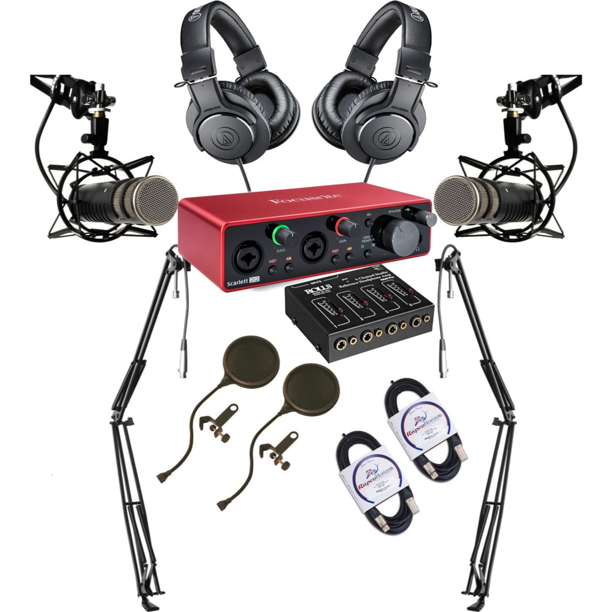 Rode Procaster Broadcast-Quality Dynamic Microphone (Complete Podcasting Interview Bundle)