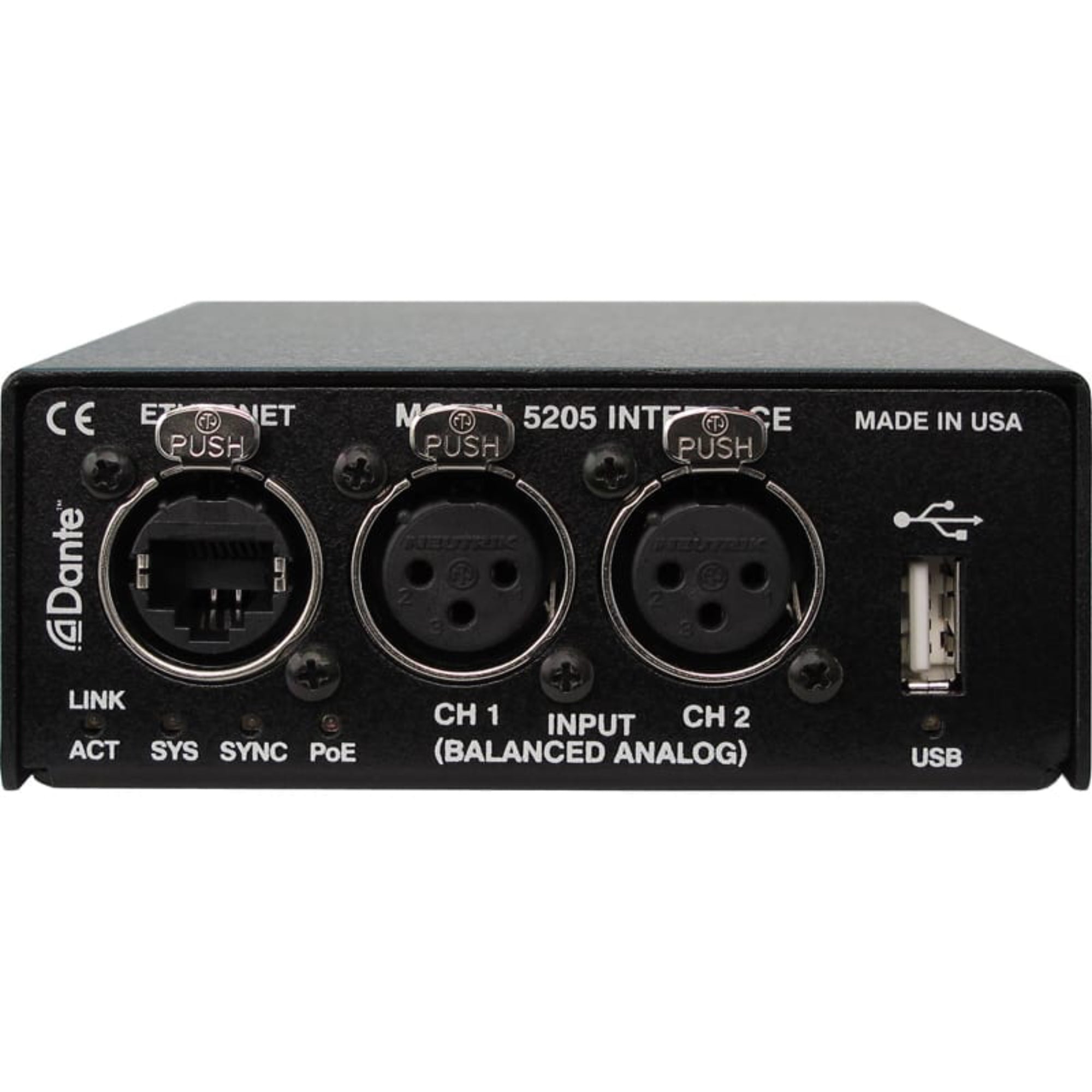 Studio Technologies Model 5205 Mic/Line to Dante Interface Image 2