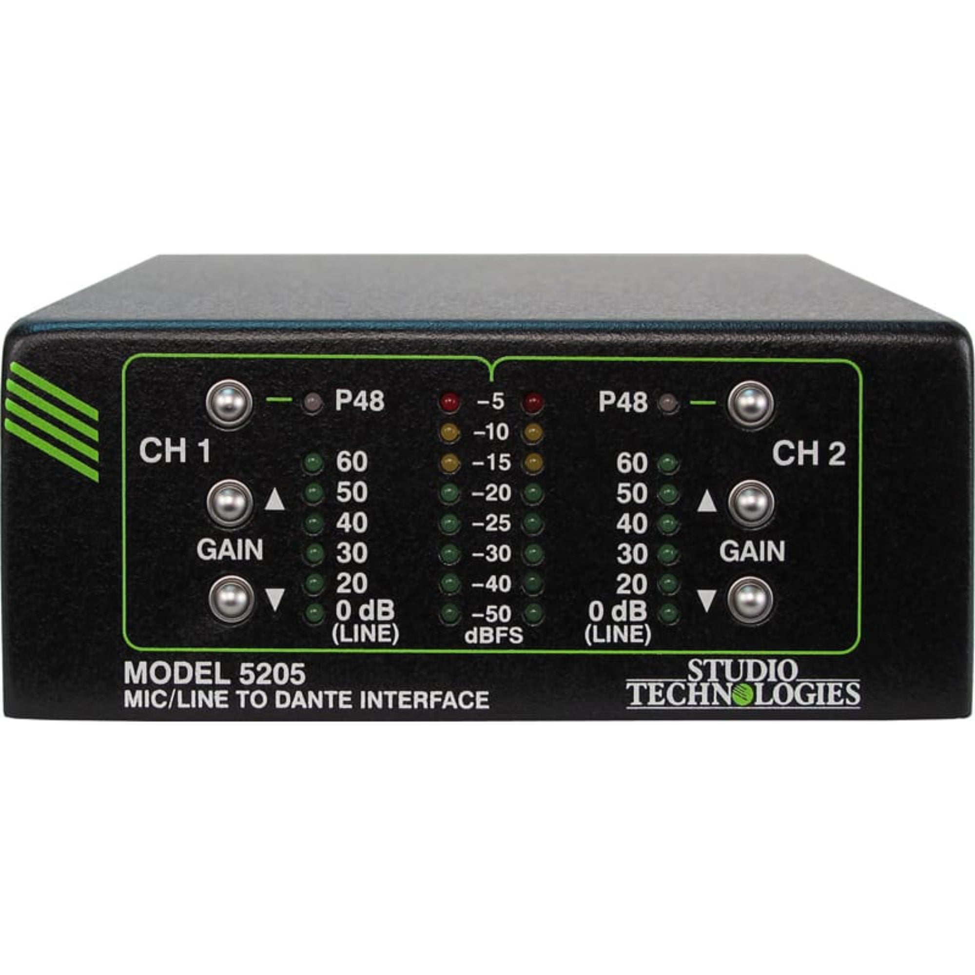 Studio Technologies Model 5205 Mic/Line to Dante Interface Image 1