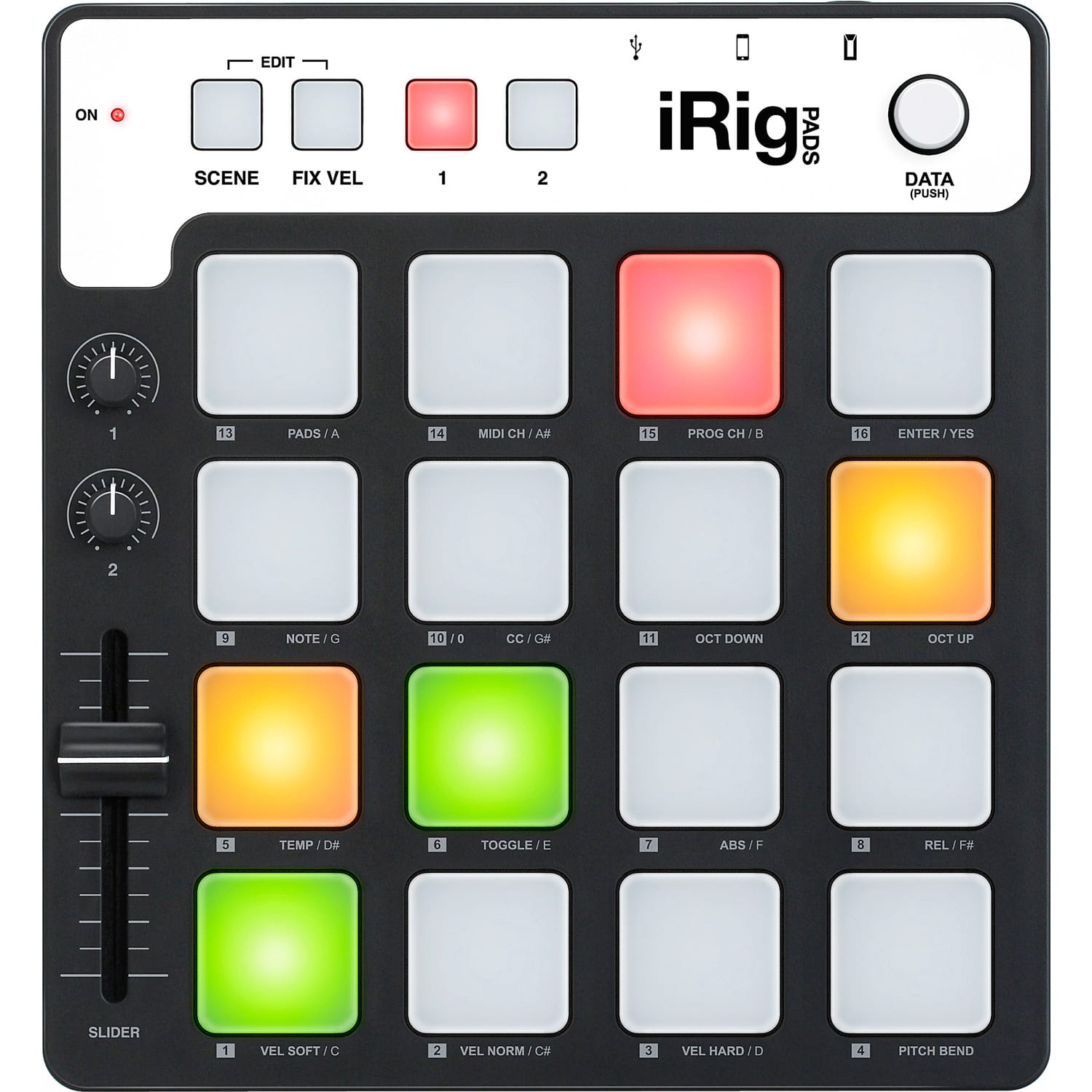 IK Multimedia iRig Pads MIDI Pad Controller