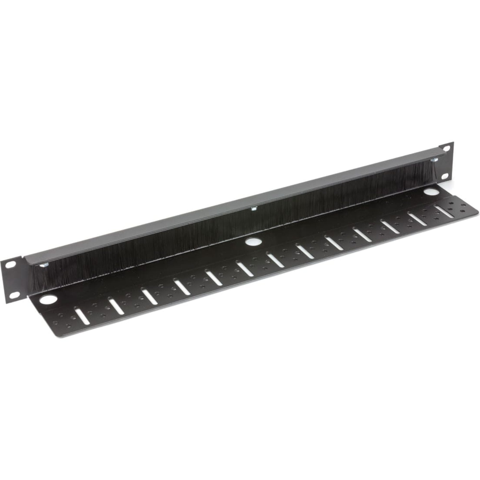 Lowell CBP-1 Cable Brush Strip Panel with Tray (1U)