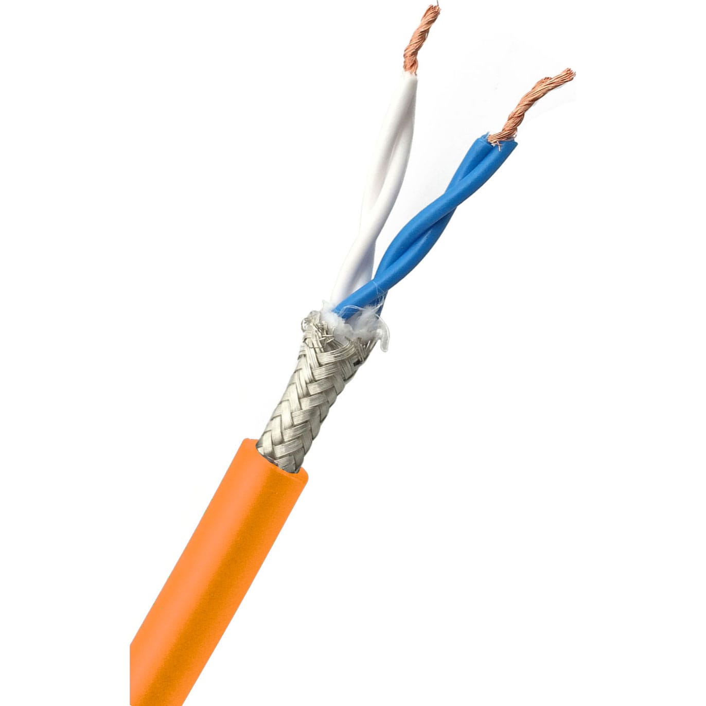 Canare L-4E6S Star Quad Microphone Cable (Orange, By the Foot)