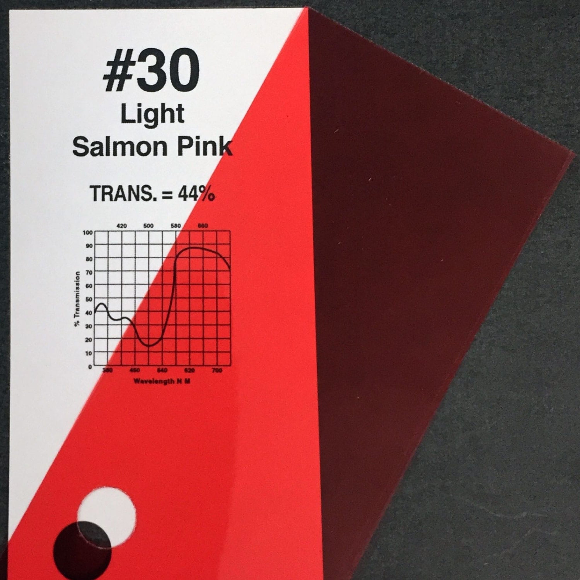 Rosco #30 Roscolux Cinegel Filter Gel Light Salmon Pink (24" x 25' Roll)