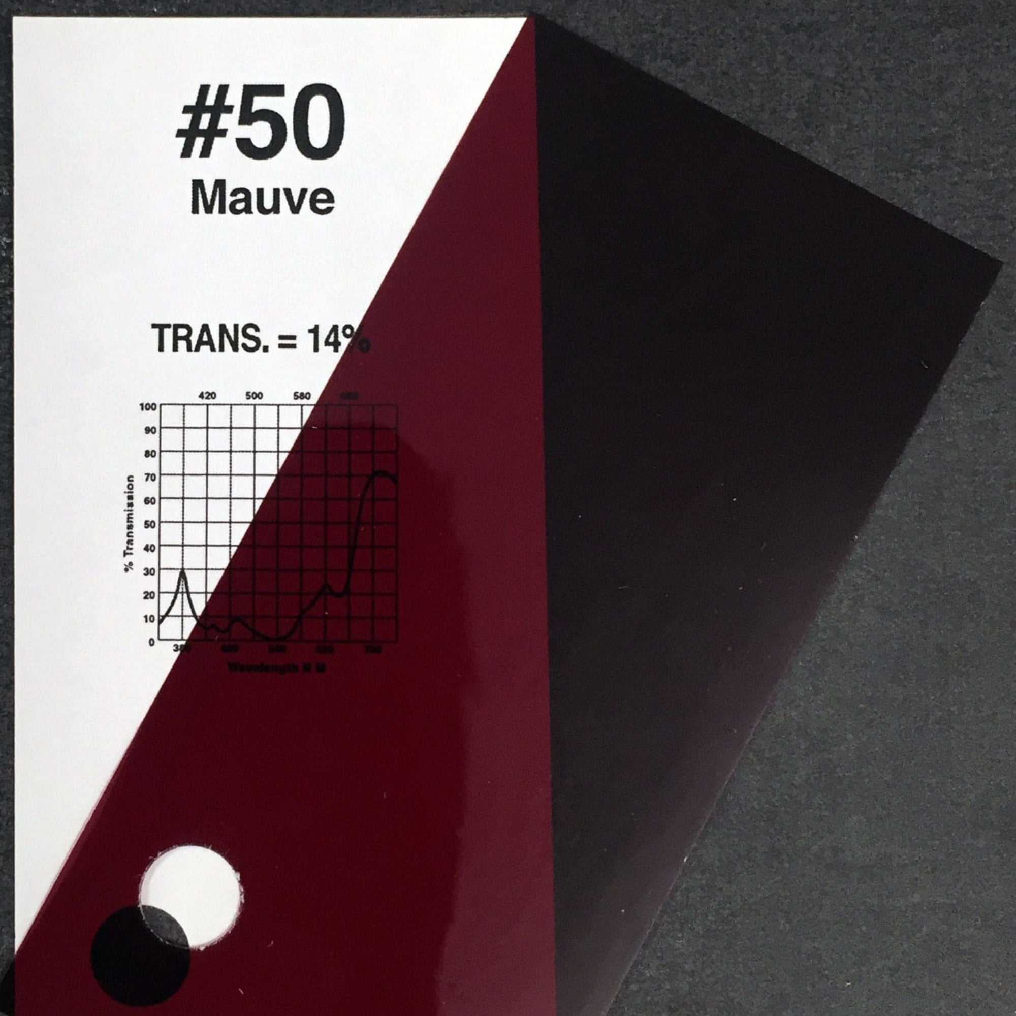 Rosco #50 Roscolux Cinegel Filter Gel Mauve (24" x 25' Roll)