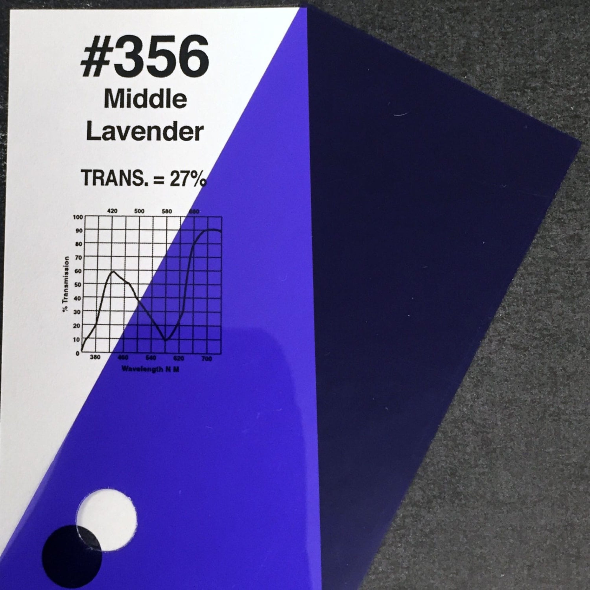 Rosco #356 Roscolux Cinegel Filter Gel Middle Lavender (24" x 25' Roll)